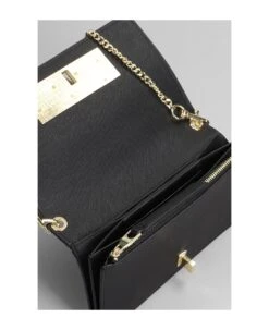 Versace Jeans Couture Clutch In Black Faux Leather -Italist Store 029ede4bd7568e8f3251098b54cf83af