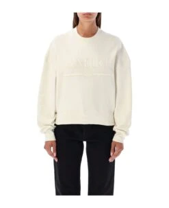 Amiri Cropped Crewneck