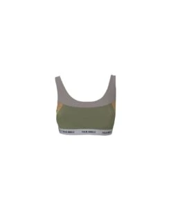 Palm Angels Logo Taped Panelled Sports Bra