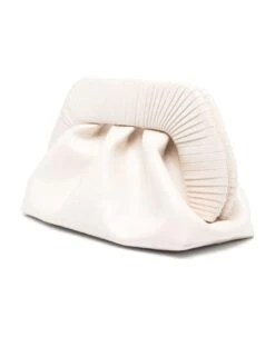 THEMOIRè Bios Ruched Clutch Bag -Italist Store 1d29807b093cf5de6979eb761acbf3ac