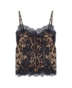 Dolce & Gabbana Lace-trimmed Top