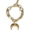 Marine Serre Regenerated Tin Moon Charms Bracelet