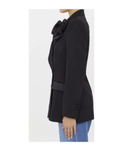 Dolce & Gabbana Jacket With Flower Appliqué -Italist Store 24b920109da6d0565a1a777b37cf147e