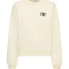 Off-White Cream White Cotton Sweatshirt