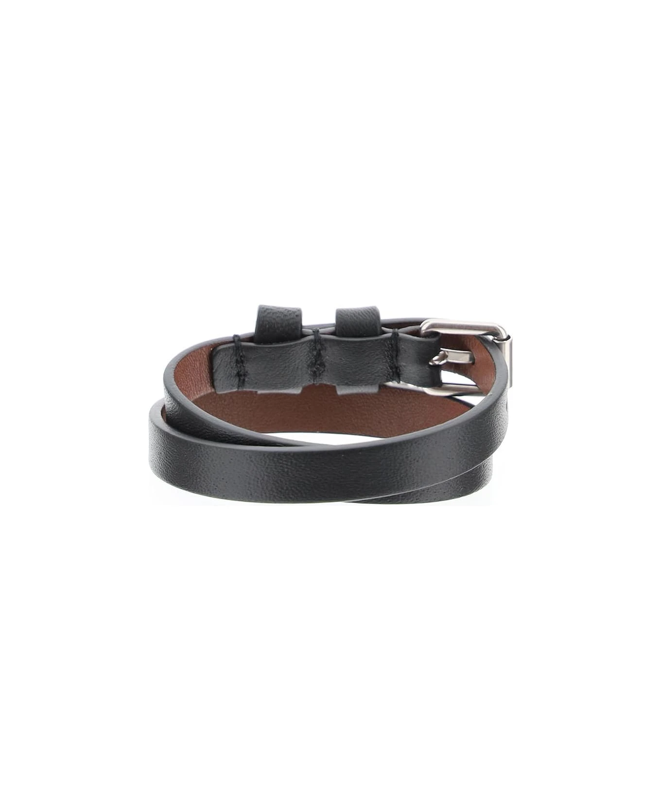 Alexander McQueen Double Wrap Skull Bracelet 2 Alexander McQueen Double Wrap Skull Bracelet - Image 2