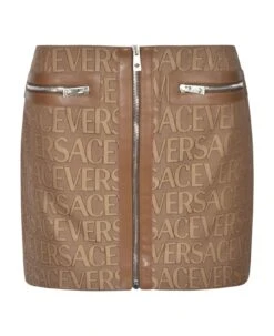 Versace Logo Printed Skirt