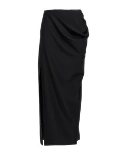 Alexander McQueen 'slashed Drape' Skirt