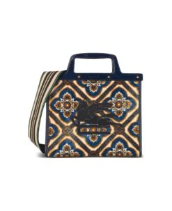 Etro Navy Blue Small Love Trotter Bag