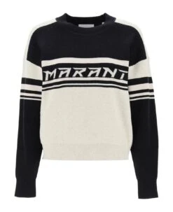 'callie' Jacquard Logo Sweater