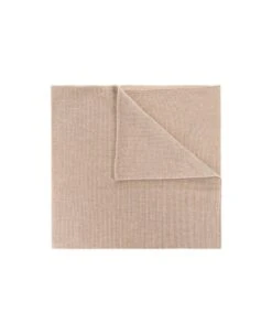 MOSCHINO Teddy Bear Logo Embroidered Scarf