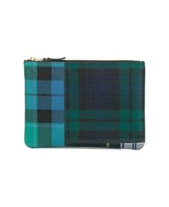 Tartan Print Clutch