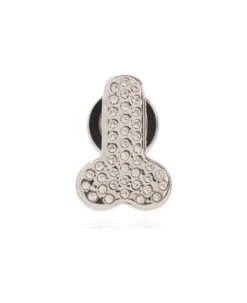 Crystal-embellished Mono Earring