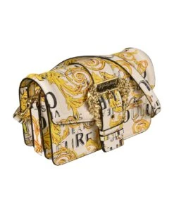 Versace Jeans Couture Couture Buckle Detail Printed Shoulder Bag -Italist Store 574f7d014616103676e8d00469afc3ca