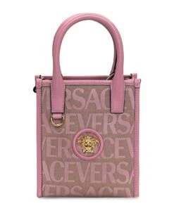 Versace Mini Shopper Bag With Logo