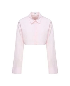 Loewe Cropped Cotton Shirt