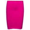 Metallic Sheen Skirt In Fuchsia Pink Technical Fabric Woman
