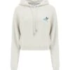 Off-White Butterfly Cropped Hoodie