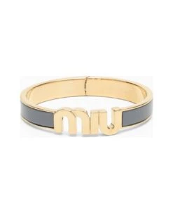 Miu Miu Astrale/gold Rigid Bracelet
