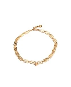 Versace Necklace With Greca Chain