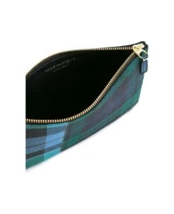 Tartan Print Clutch -Italist Store 68057a4437ec28bf71088739fc76ff0b