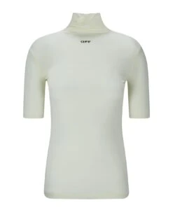 Off-White Turtleneck Top