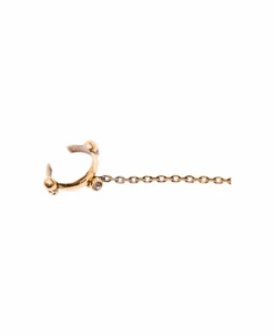 Alexander McQueen Antique Gold-tone Ear Cuff With Skull And Pearl Detailing In Brass -Italist Store 6d7dd7f77f0129c4ab17059c3497c53b