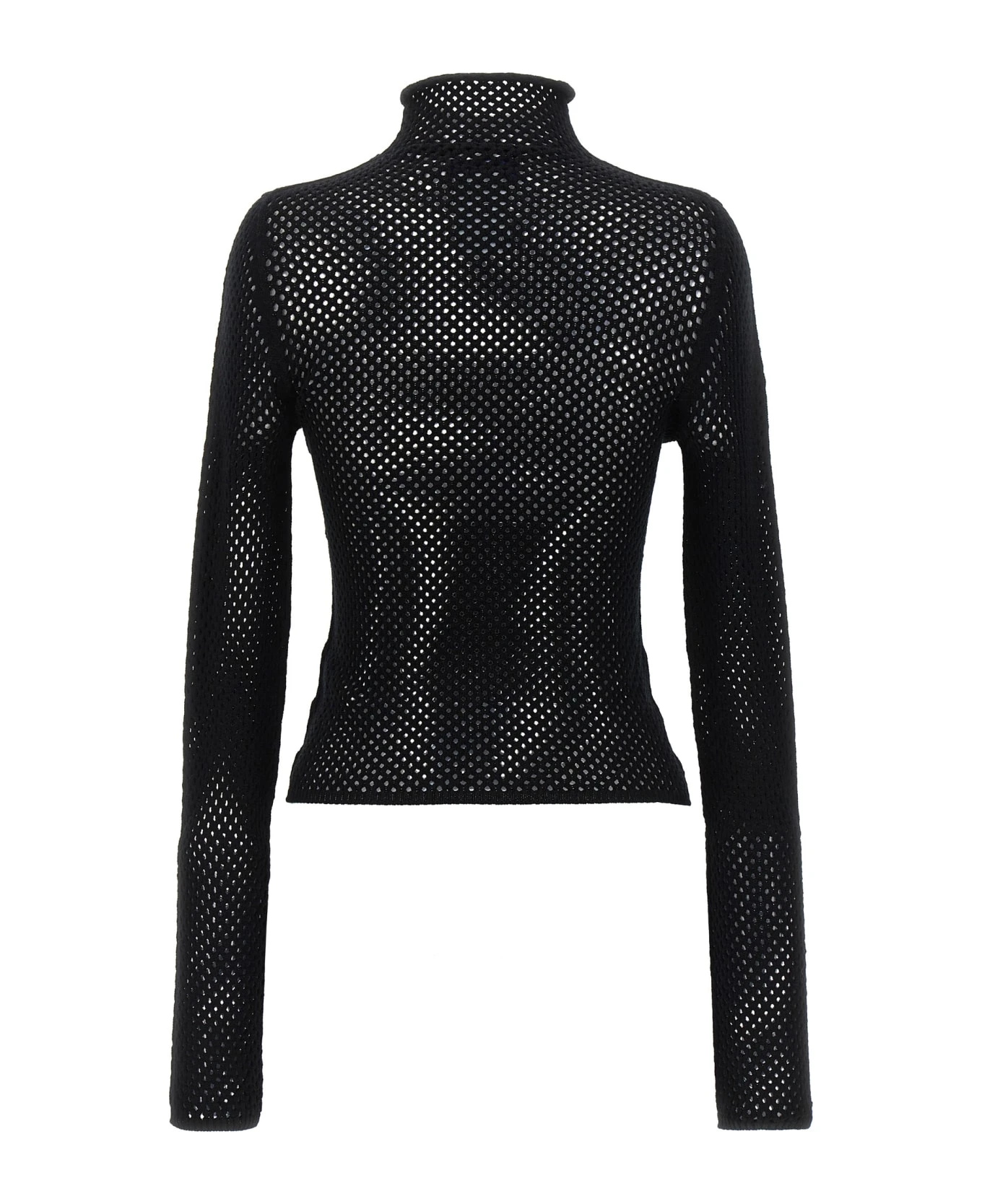 Off-White Openwork Logo Sweater 2 Off-White Openwork Logo Sweater - Image 2