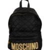 MOSCHINO Diamond Quilted Logo Backpack