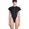 Mugler Body In Black Cotton