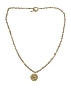 Antique Coin Charm Necklace