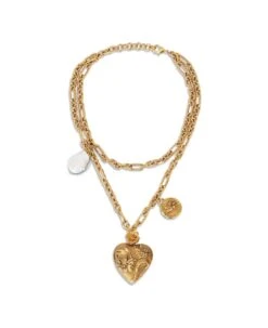 Etro Two-strand Necklace With Pendants