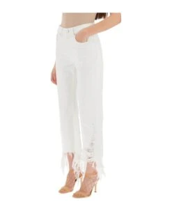 STELLA MCCARTNEY Destroyed Hem Jeans -Italist Store 7e1cf0a003f9c0d1f863ab96e0f6b811
