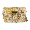 Versace Jeans Couture Couture Buckle Detail Printed Shoulder Bag