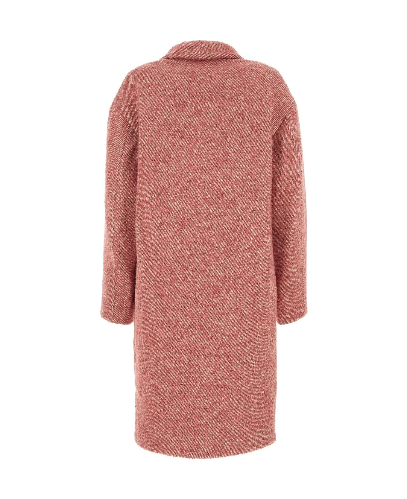 Melange Salmon Blend Sharon Coat 2 Melange Salmon Blend Sharon Coat - Image 2