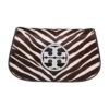 Tory Burch Reva Clutch In Zebra Print Pony