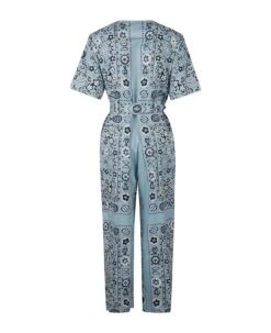 Tory Burch Printed Cotton Poplin Jumpsuit -Italist Store 824e831b9ca1500fb638da0972df3343