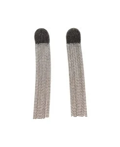 Fabiana Filippi Fringed Embellished Earrings