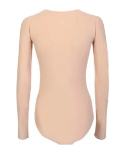 MM6 Maison Margiela Nude Studded Stretch Bodysuit -Italist Store 956916efb9871aef1138ec63631cf959