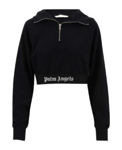 Palm Angels Technical Jersey Sweatshirt