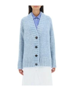 Maison Margiela Oversized Cardigan -Italist Store 9a8c549827b9ef6063af31bffa7dbf43