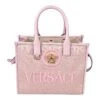 Versace Logo Embroidered Tote
