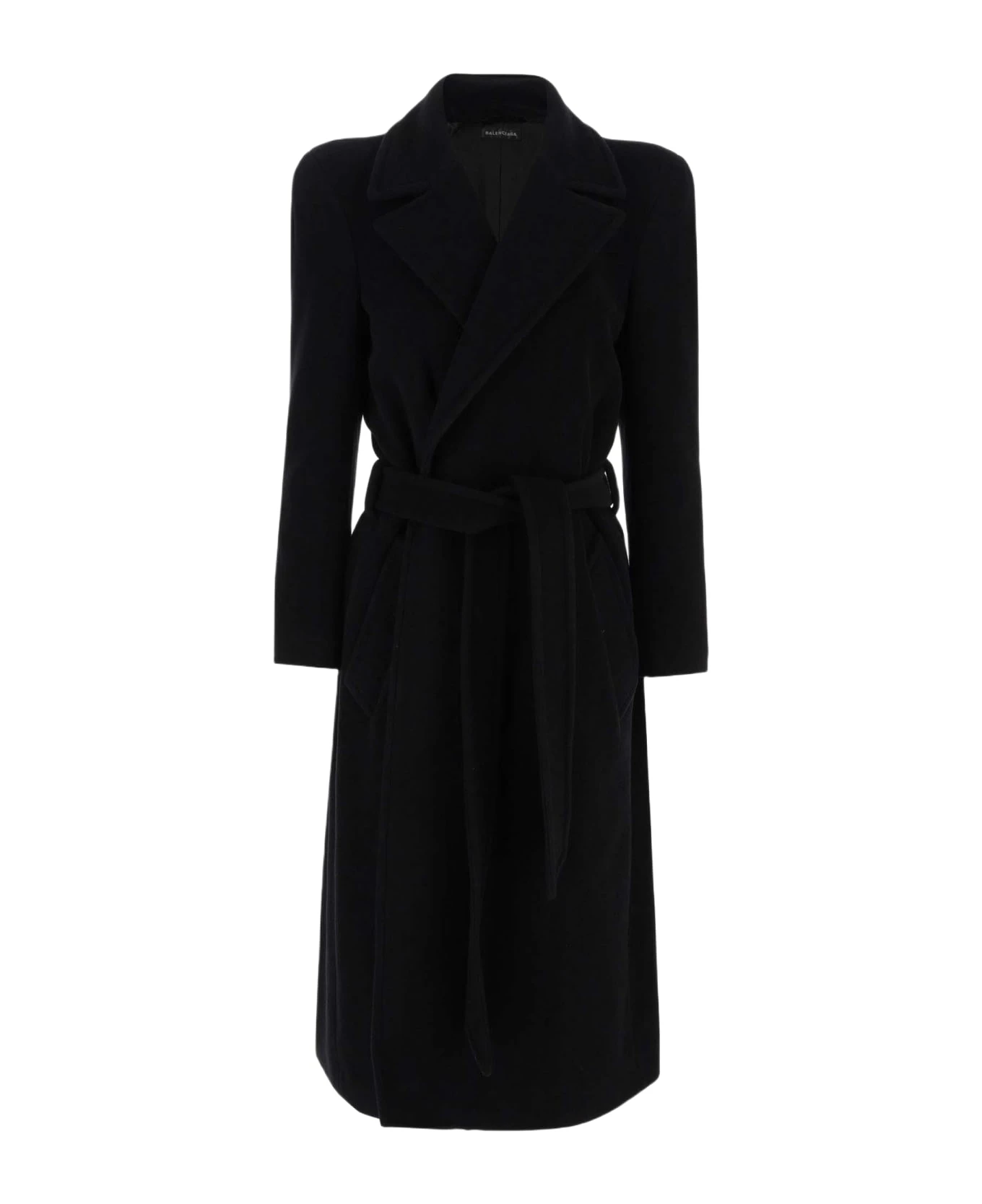 Balenciaga Cashmere And Wool Blend Coat 1 Balenciaga Cashmere And Wool Blend Coat