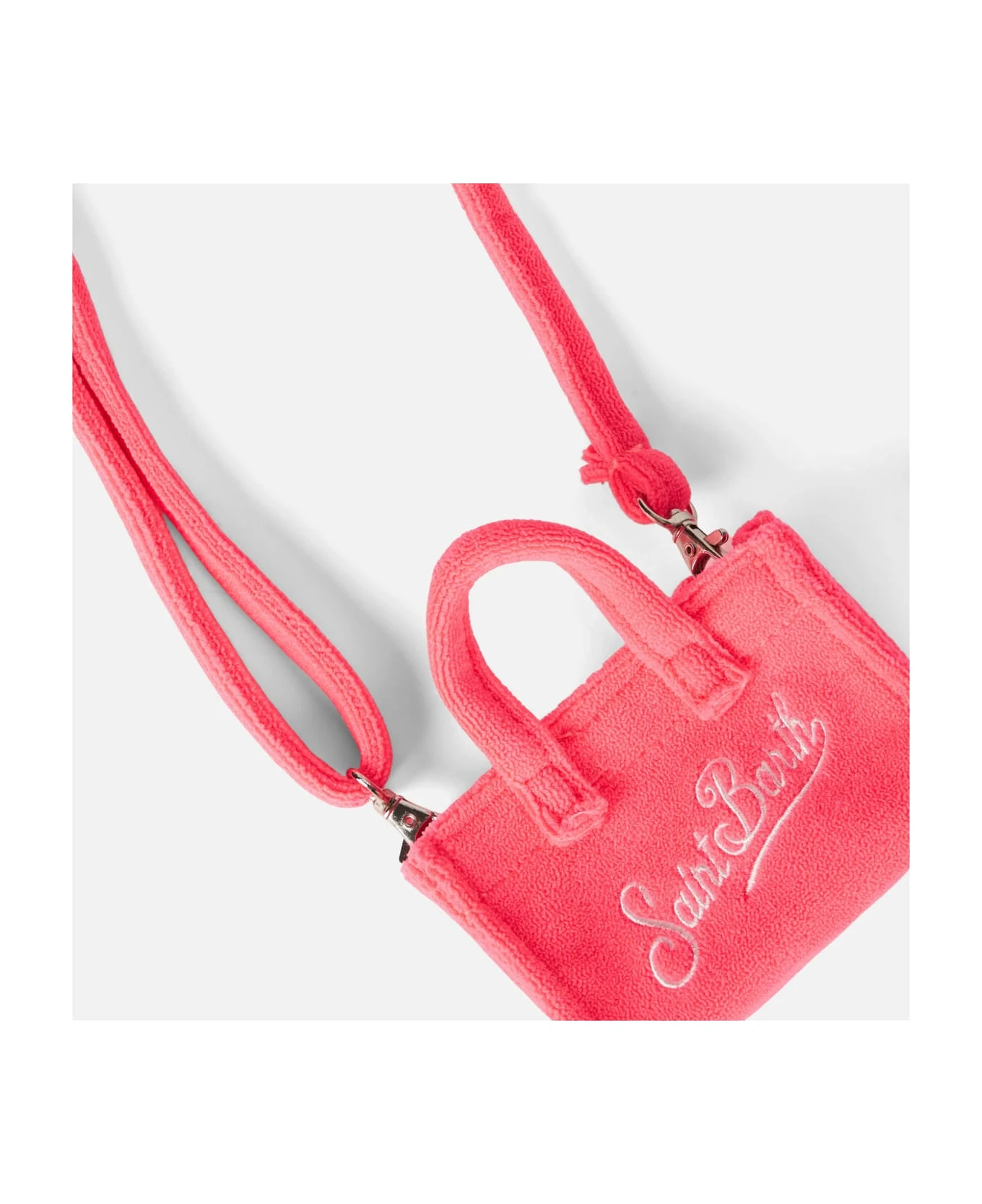 MC2 Saint Barth Fluo Pink Terry Key Holder 2 MC2 Saint Barth Fluo Pink Terry Key Holder - Image 2