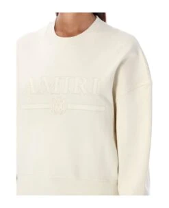 Amiri Cropped Crewneck -Italist Store a6d6d47167bbc3454df8dc827297b0b5