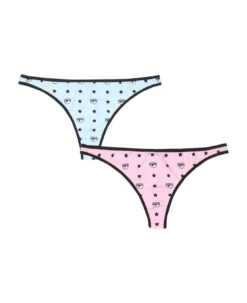 Chiara Ferragni Pack Of Two Briefs With Logomania