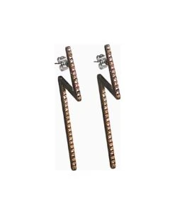 Flash Earrings Brown