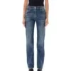 STELLA MCCARTNEY Denim Zip Straight Jeans
