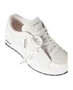 Off-White White Leather Kick Off Lace-up Sneakers 9 Off-White White Leather Kick Off Lace-up Sneakers -Italist Store b1057692264afdf6edd67eadd71d6701