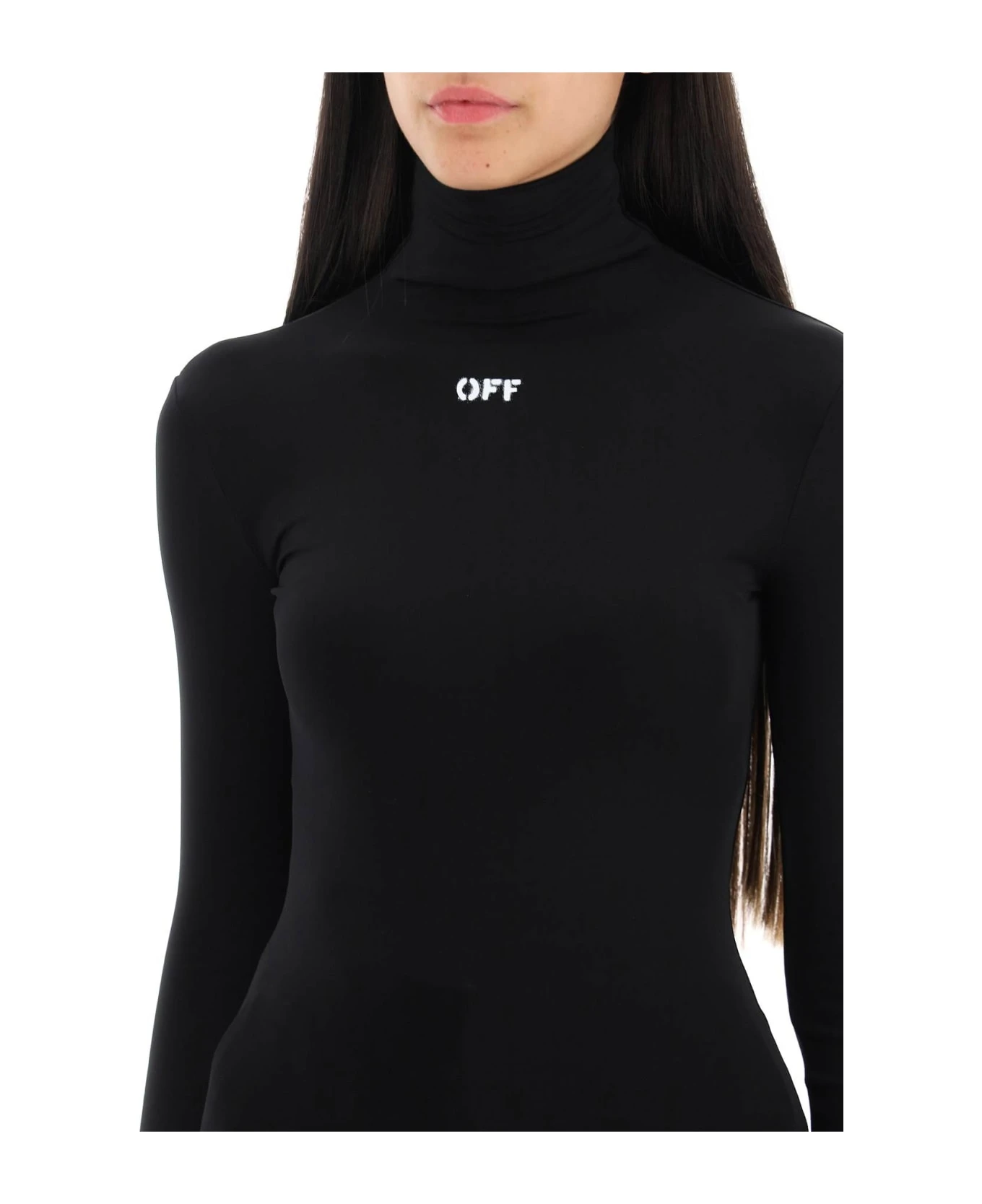 Off-White Second Skin Long Sleeve Turtleneck Top 4 Off-White Second Skin Long Sleeve Turtleneck Top - Image 4