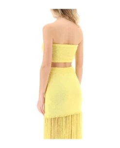 Casablanca Knit Bandeau Top -Italist Store b5328692832df6cc95be2ef7a559db1e